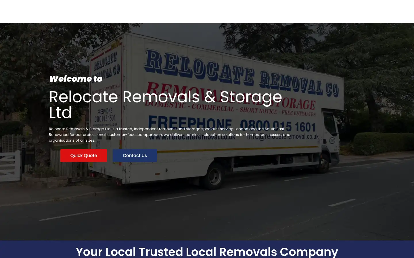 Screenshot of relocateremoval.co.uk