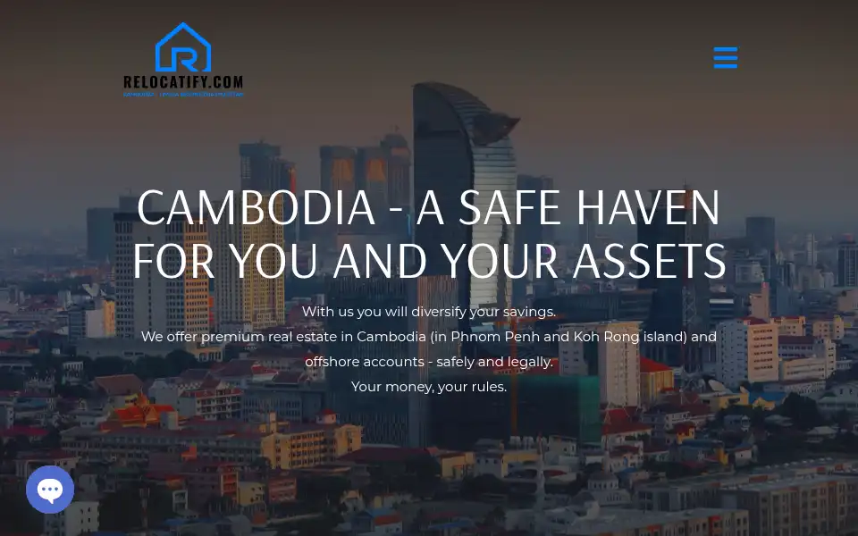 Screenshot of relocatify.com
