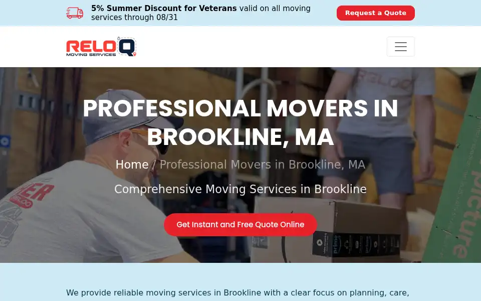 Screenshot of reloqmove.com