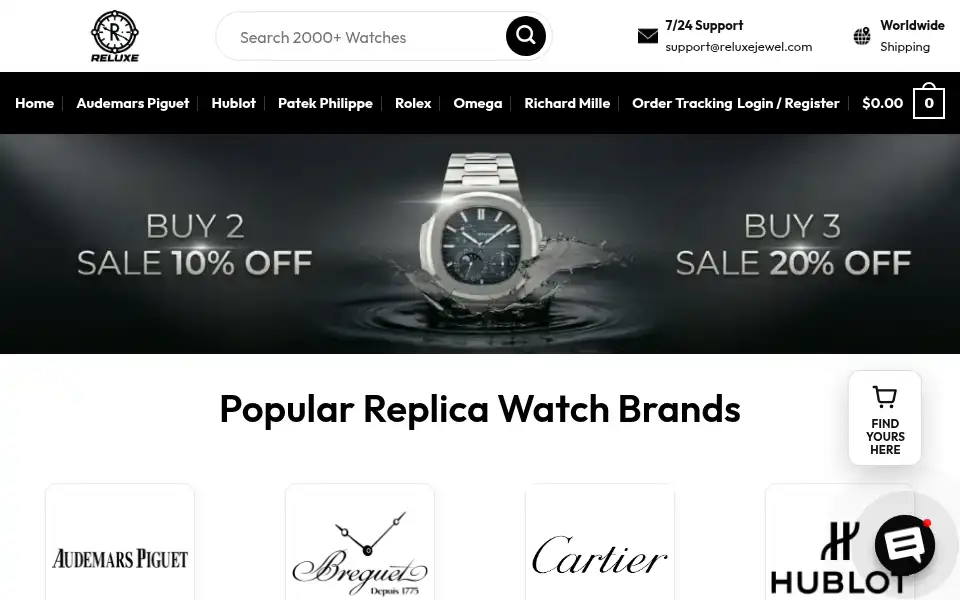 Screenshot of reluxejewel.com