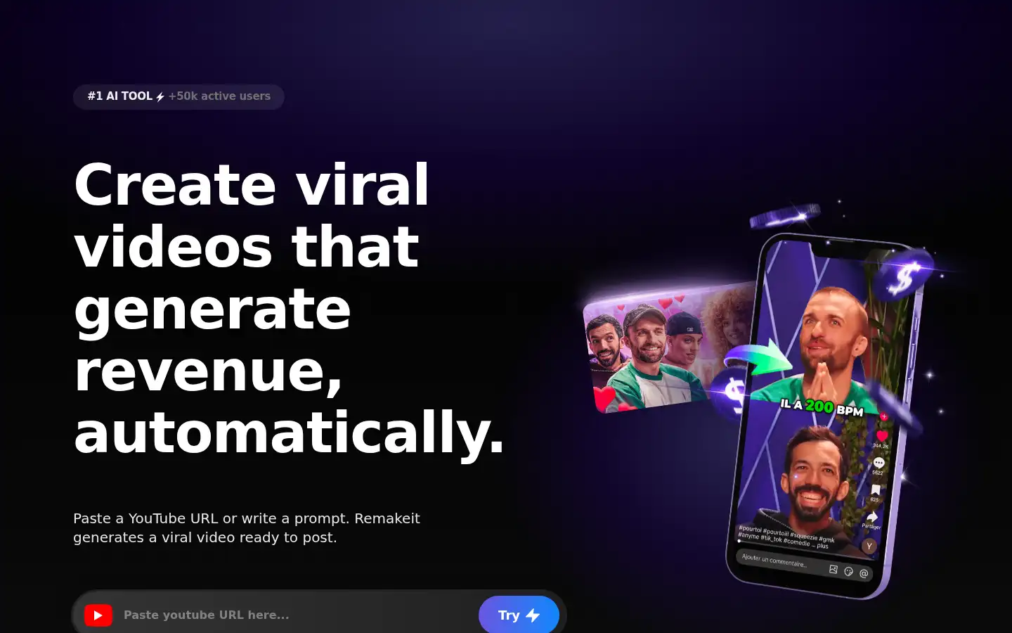 Screenshot of remakeit.io