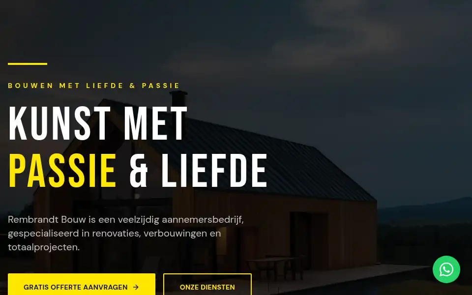 Screenshot of rembrandtbouw.nl