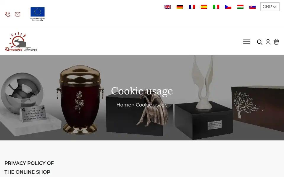 Screenshot of rememberme-forever.com