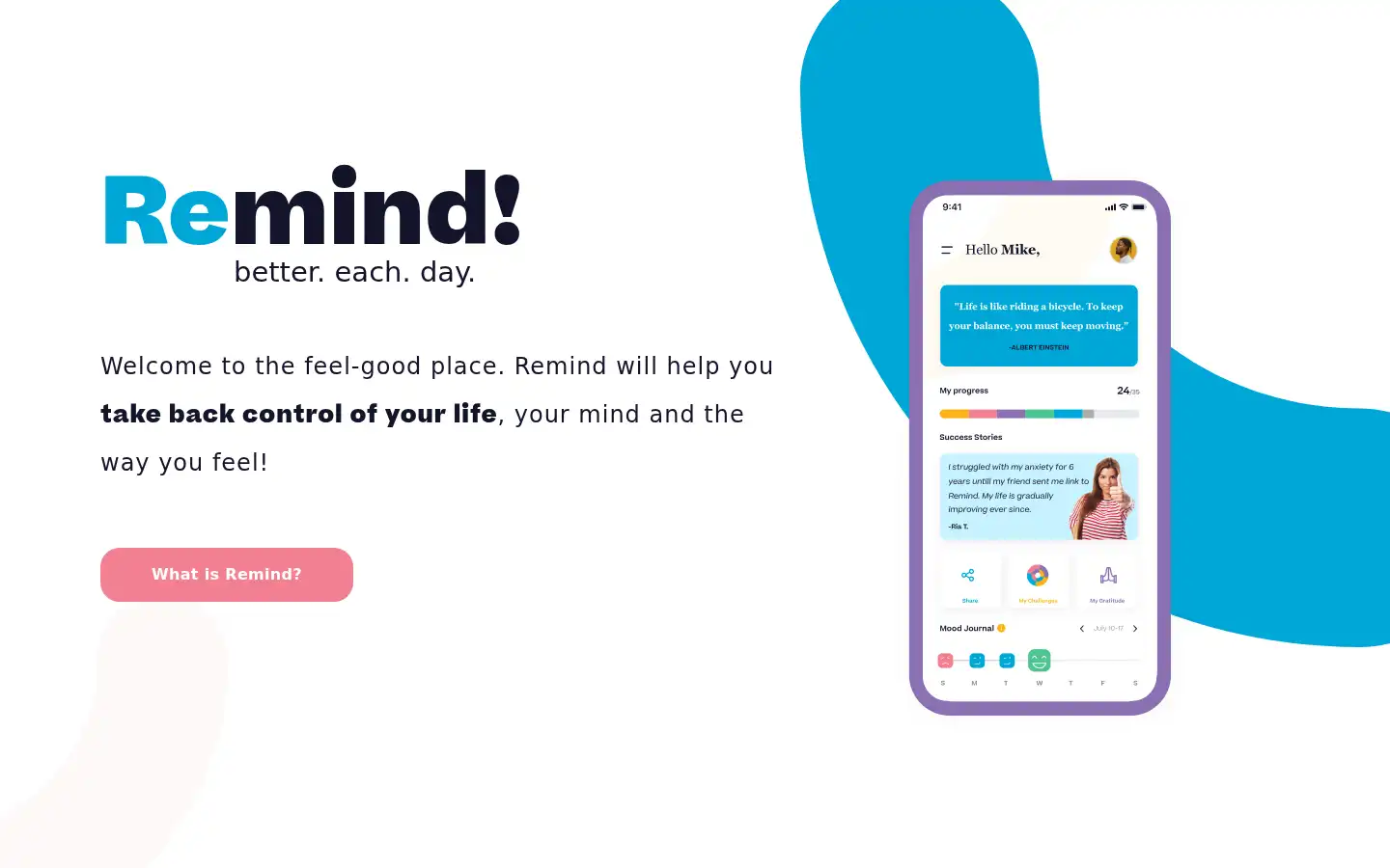 Screenshot of remind.org.uk