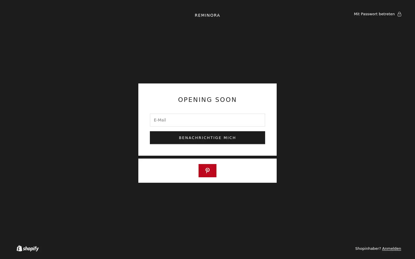 Screenshot of reminora.com