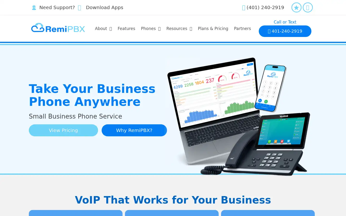 Screenshot of remipbx.com