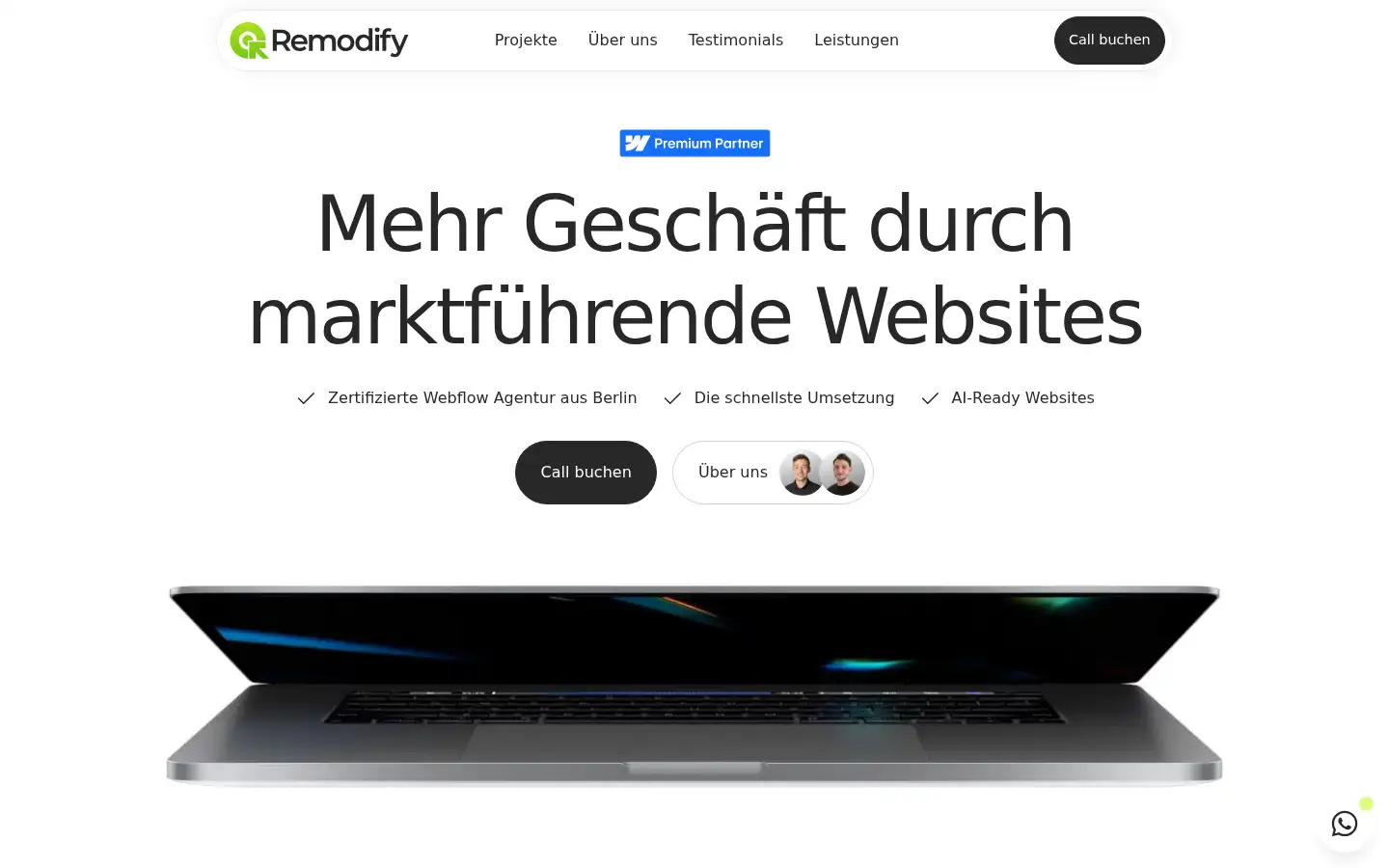 Screenshot of remodify.de