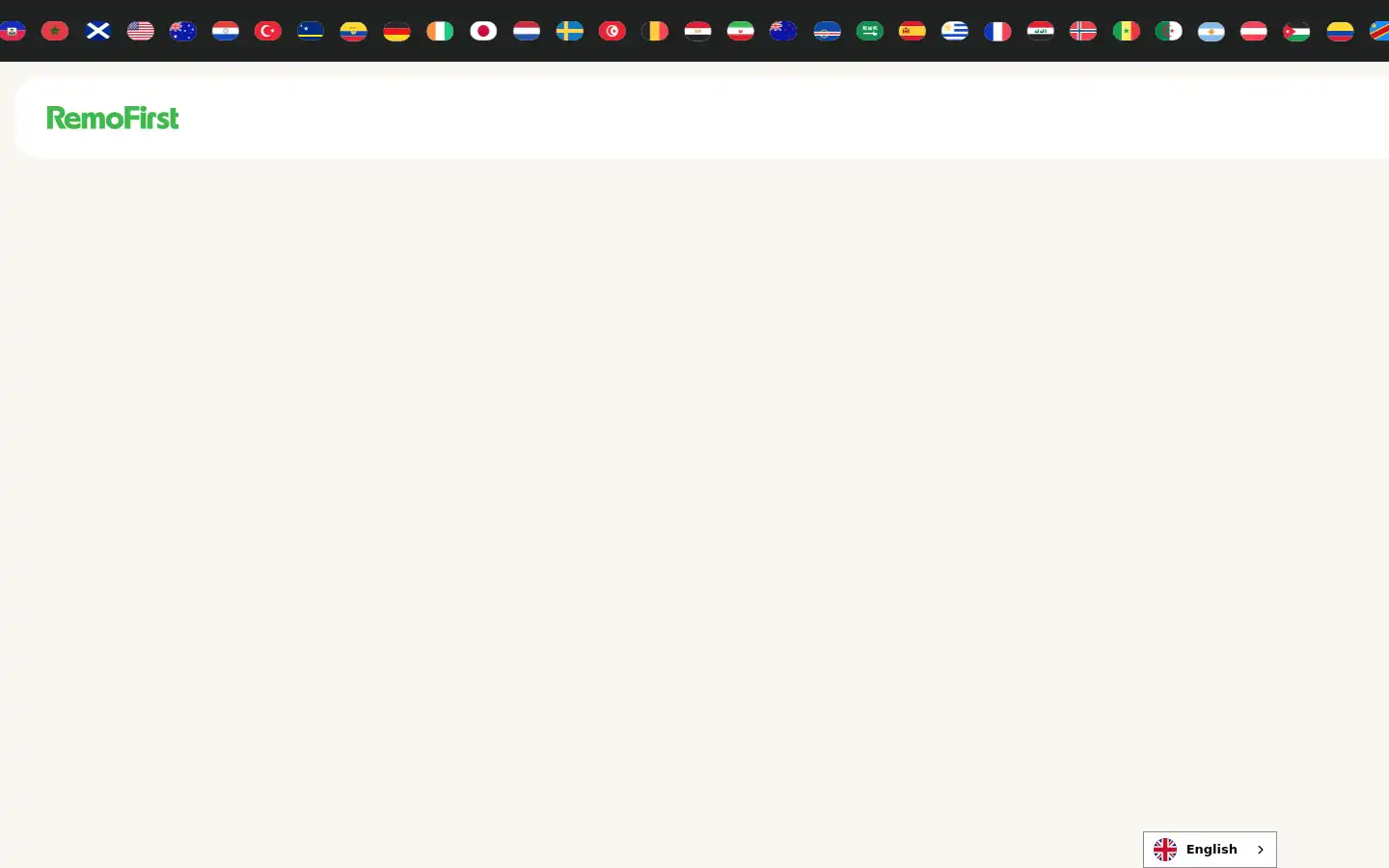 Screenshot of remofirst.com