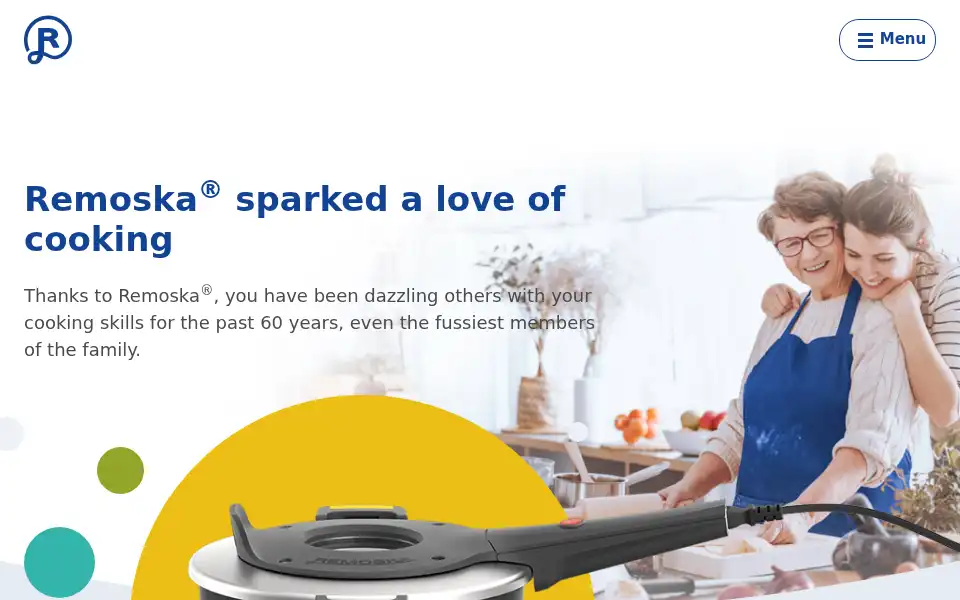 Screenshot of remoska.co.uk