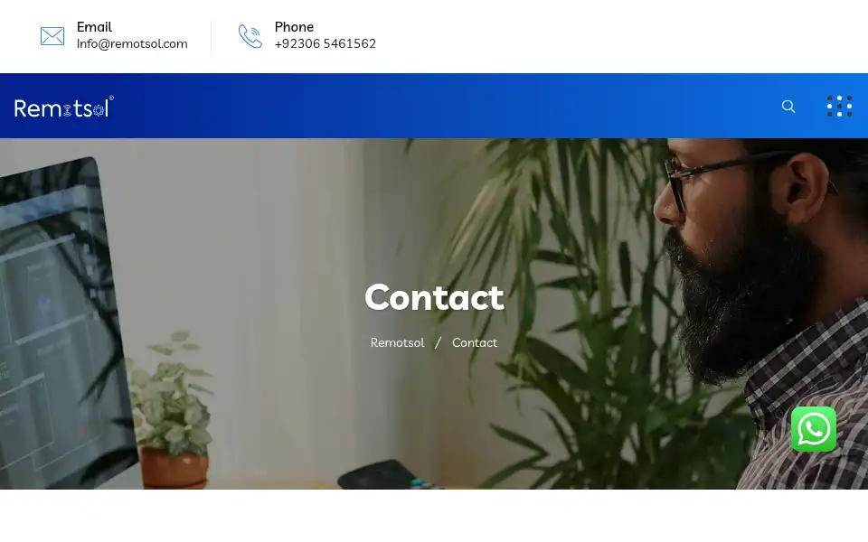 Screenshot of remotsol.com