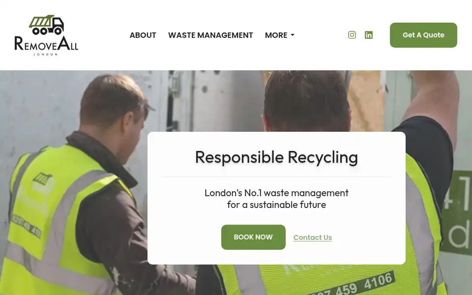 Screenshot of removealllondon.com