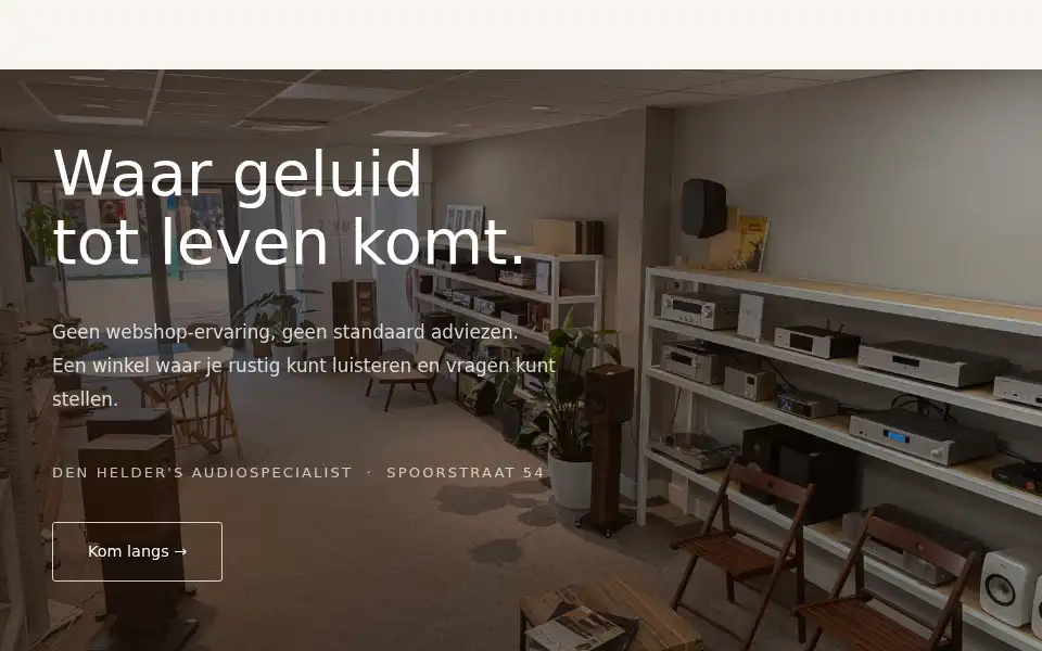 Screenshot of remyaudiosolutions.nl