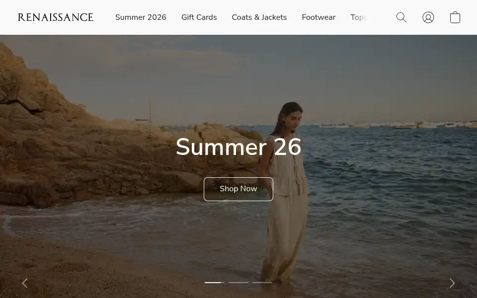 Screenshot of renaissanceboutiques.ie