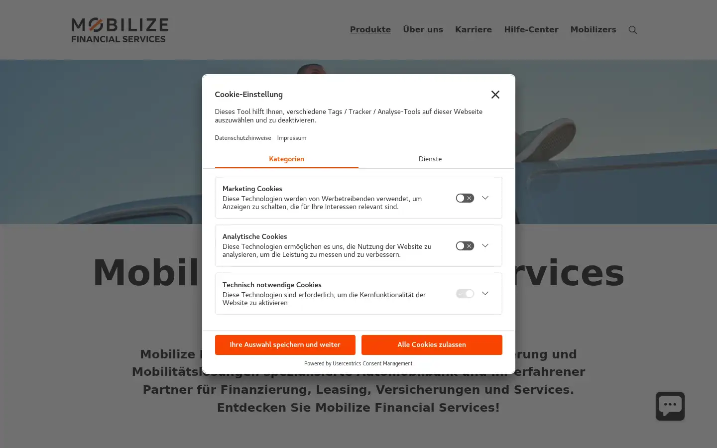 Screenshot of renault-bank.de