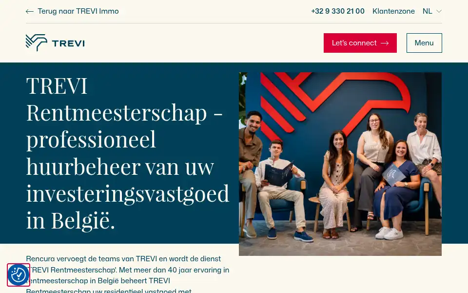 Screenshot of rencura.be