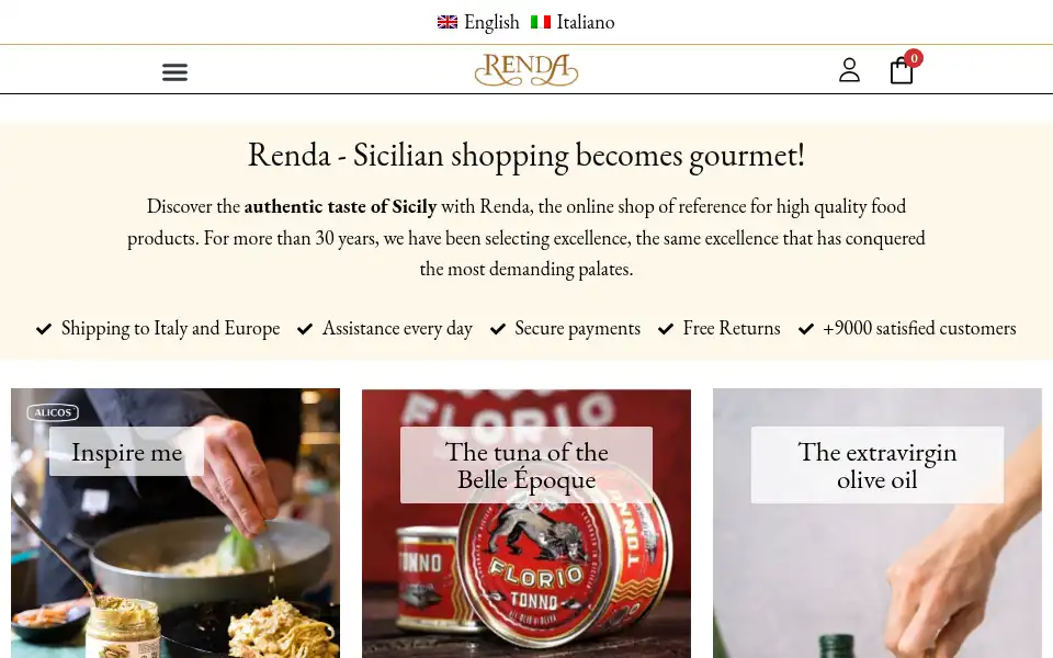 Screenshot of renda.net