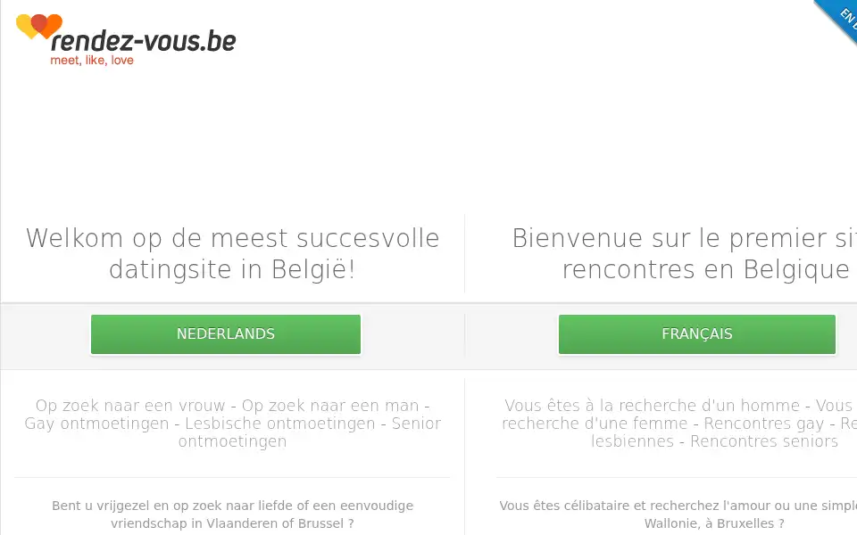 Screenshot of rendez-vous.be