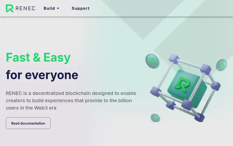 Screenshot of renec.foundation