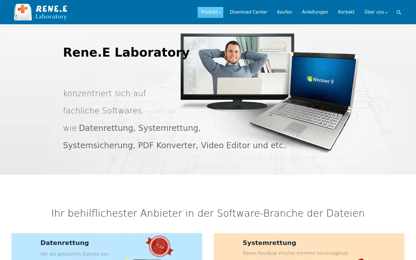 Screenshot of reneelab.de