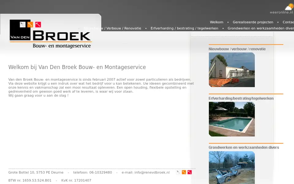 Screenshot of renevdbroek.nl
