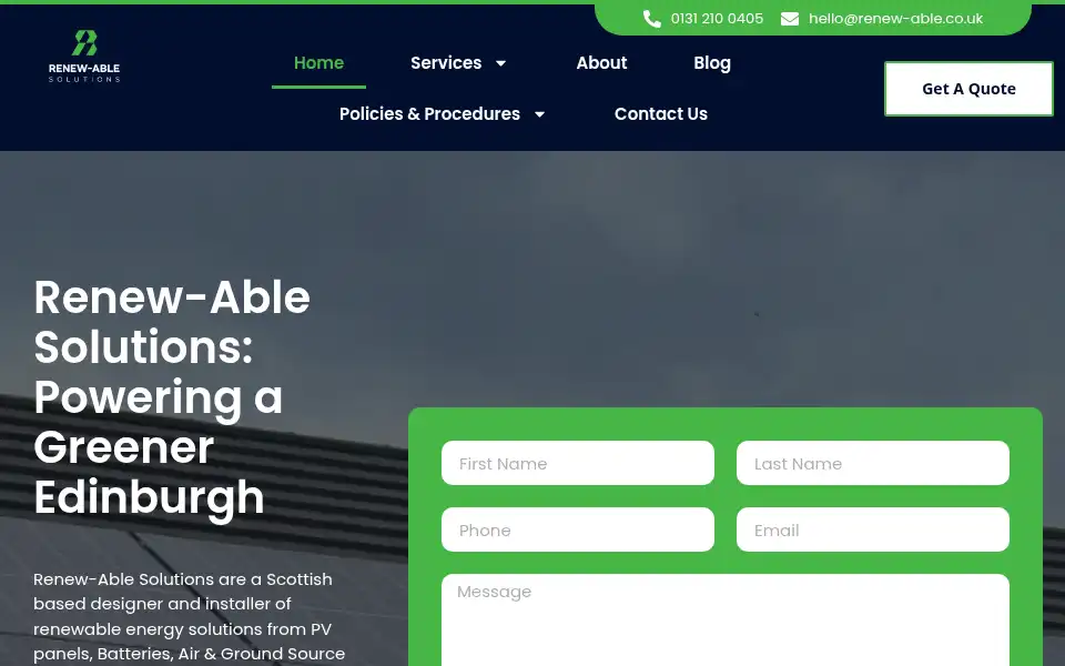 Screenshot of renew-able.co.uk