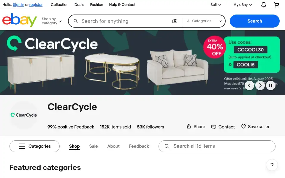 Screenshot of renewed.co.uk