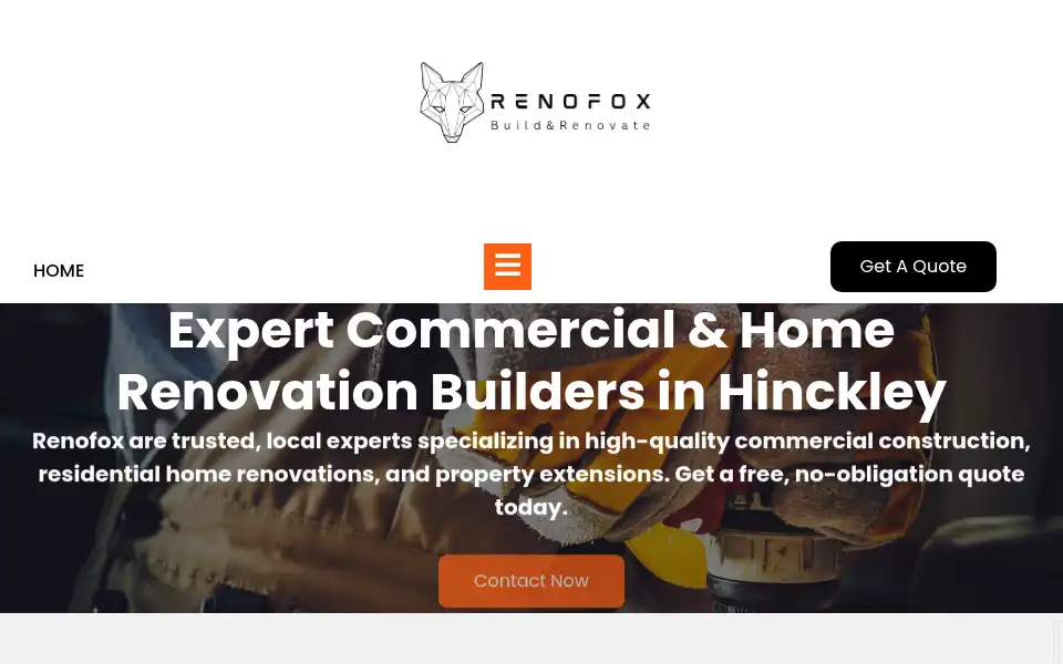 Screenshot of renofox.co.uk
