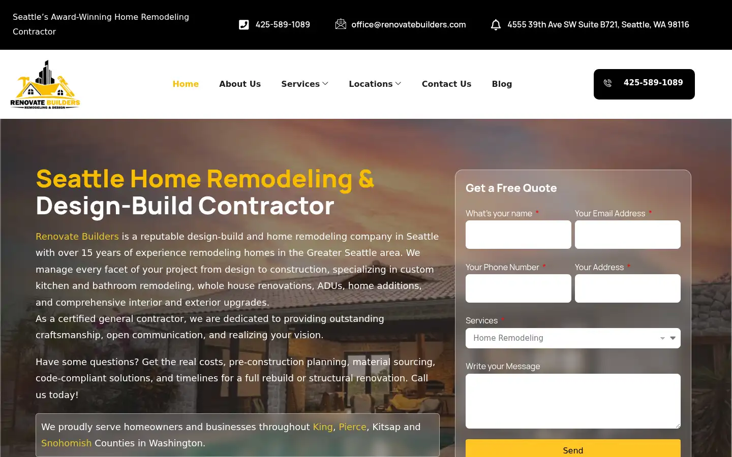 Screenshot of renovatebuilders.com