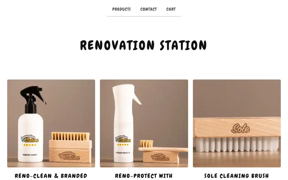 Screenshot of renovationstation.uk