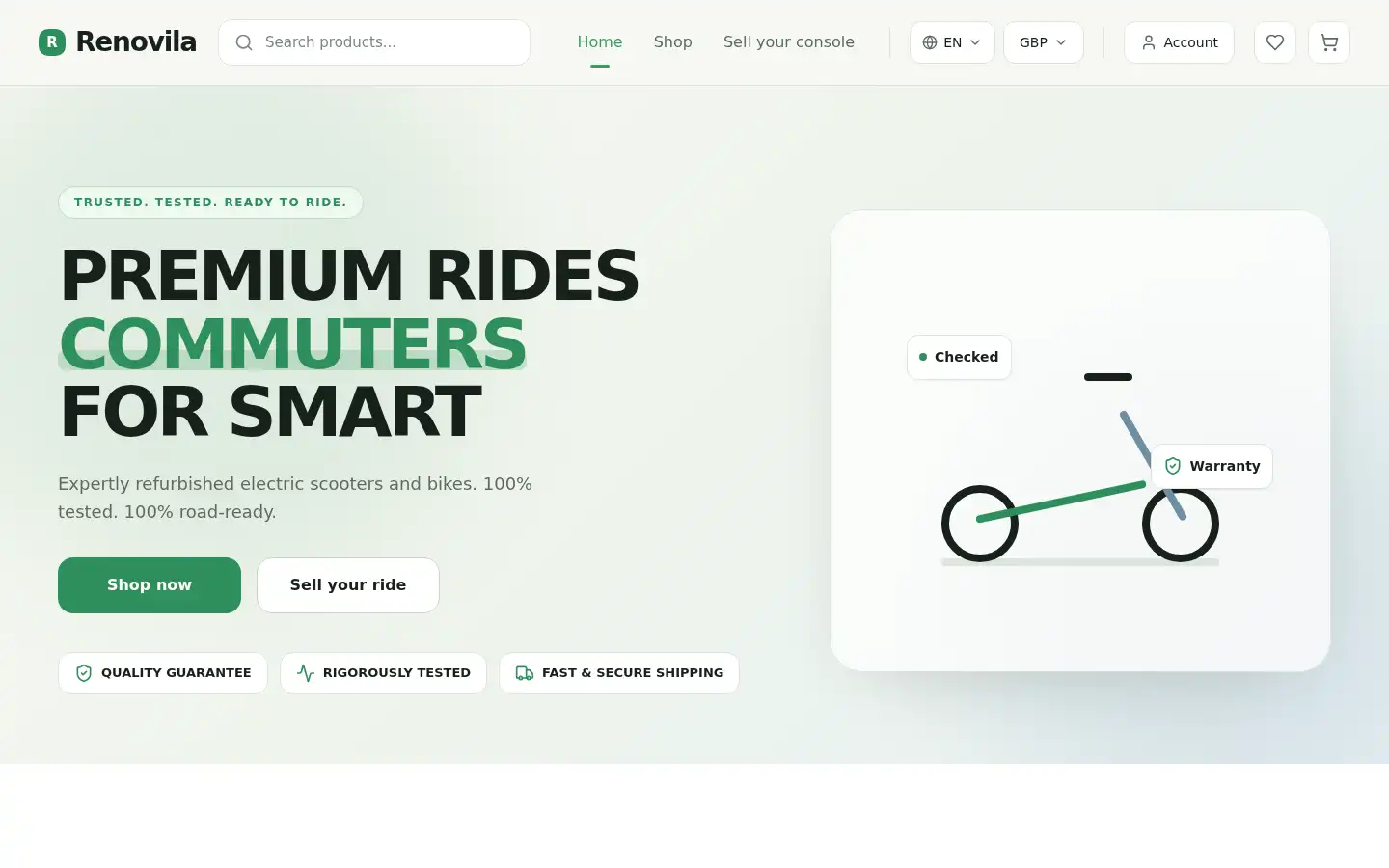 Screenshot of renovila.com