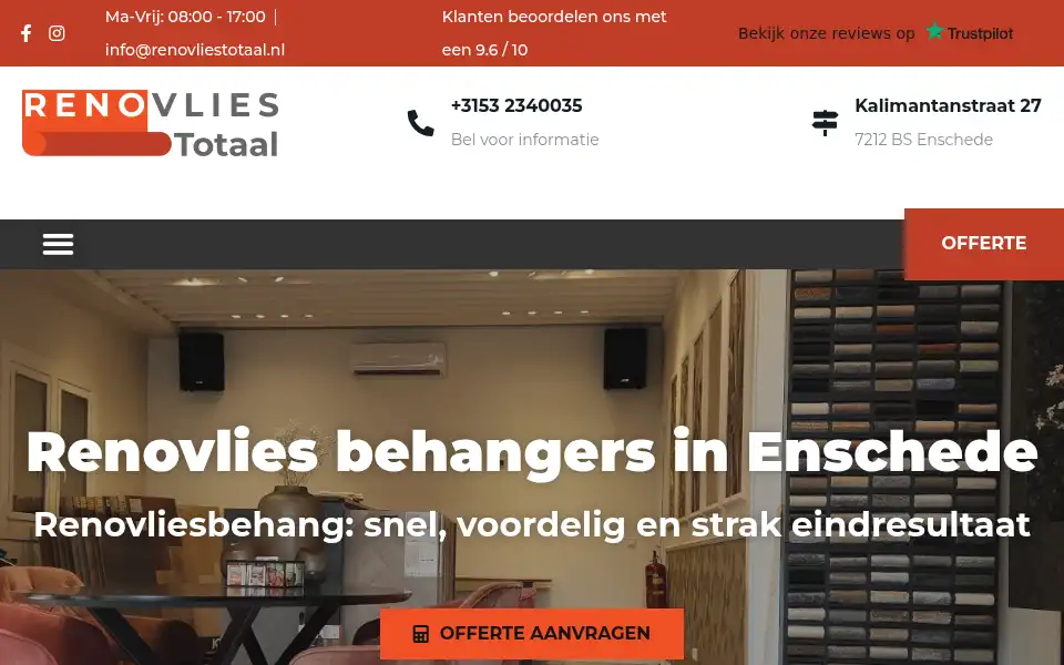 Screenshot of renovliestotaal.nl