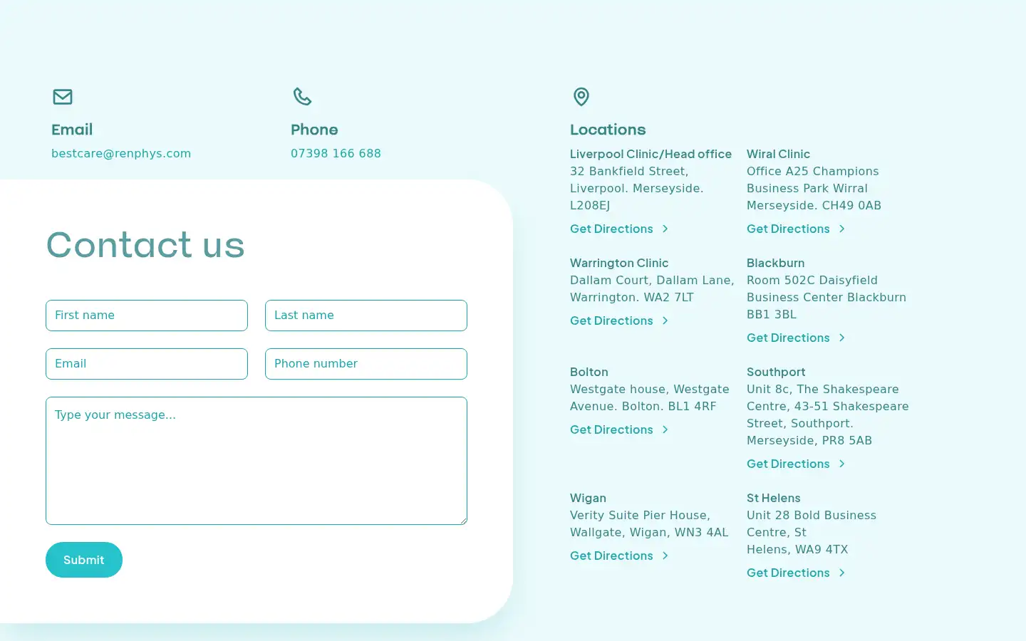 Screenshot of renphys.com