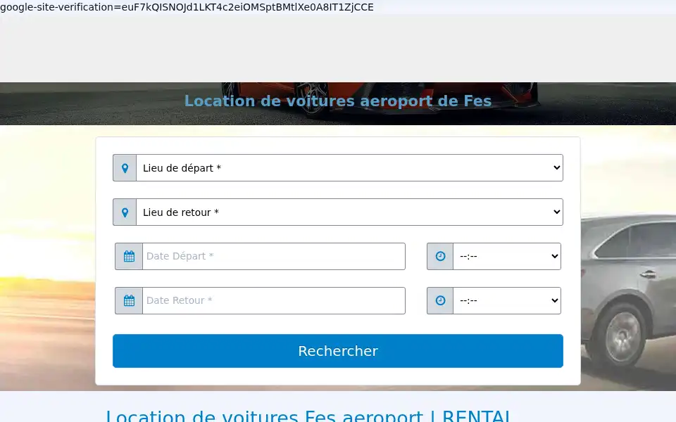 Screenshot of rental-airport.com