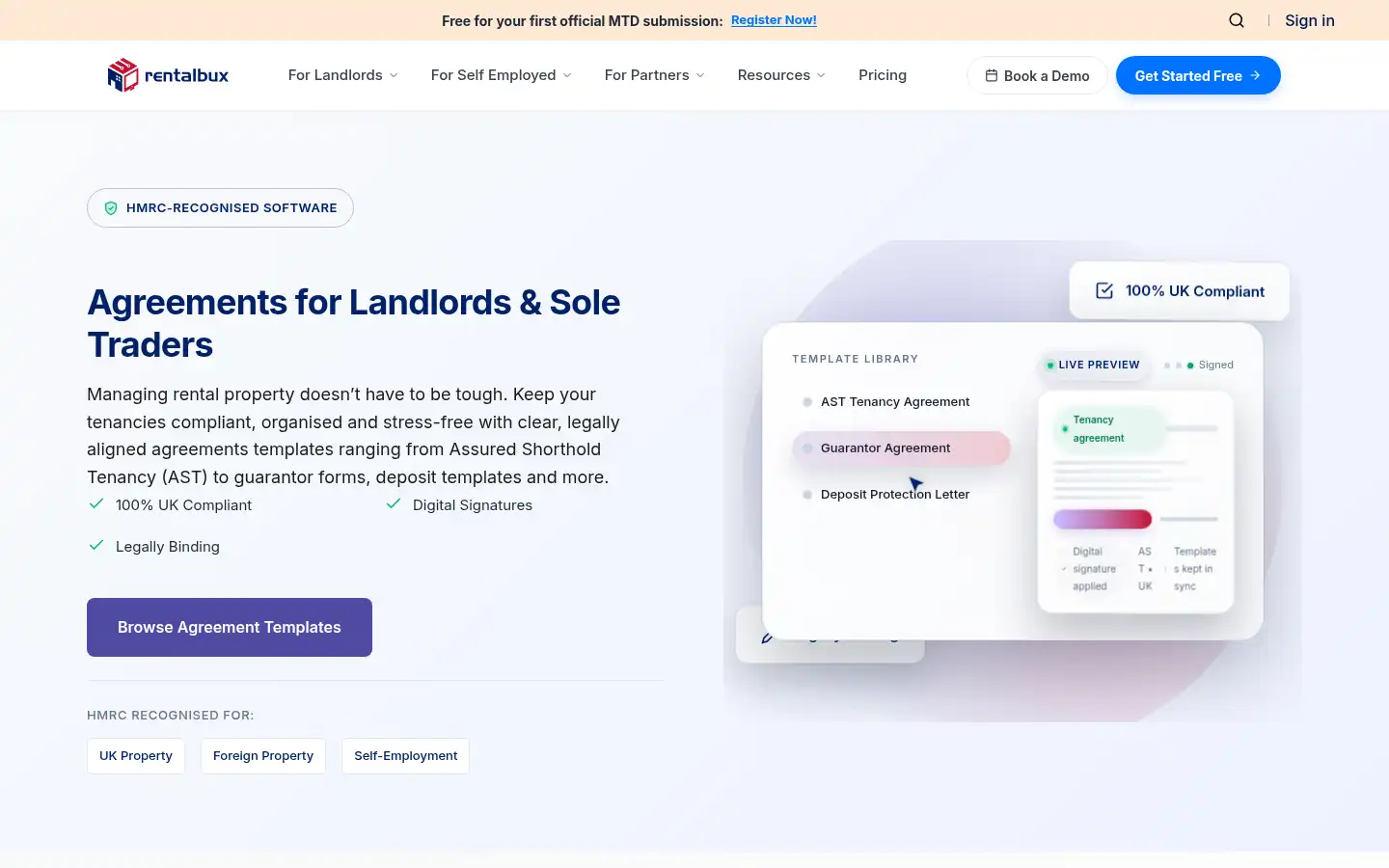 Screenshot of rentalbux.com