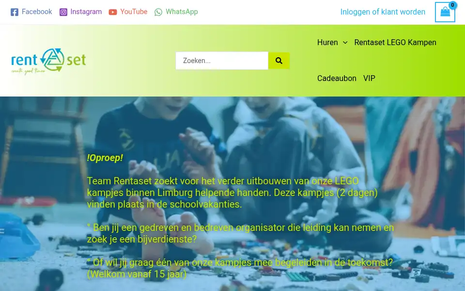 Screenshot of rentaset.be