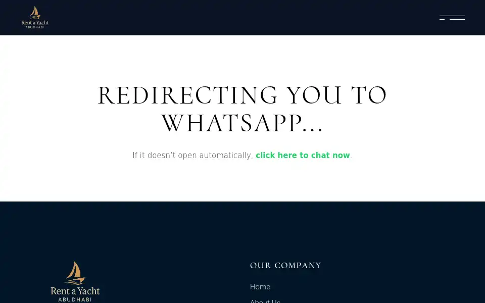 Screenshot of rentayachtabudhabi.com