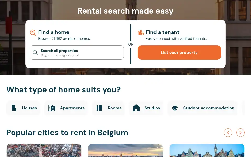 Screenshot of renthero.be