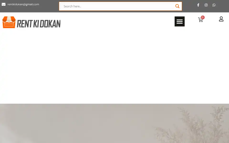Screenshot of rentkidokan.com