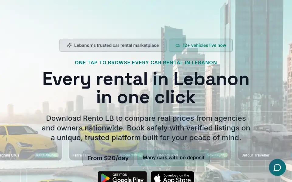 Screenshot of rento-lb.com