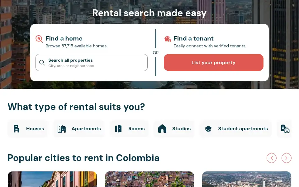 Screenshot of rentola.co.com