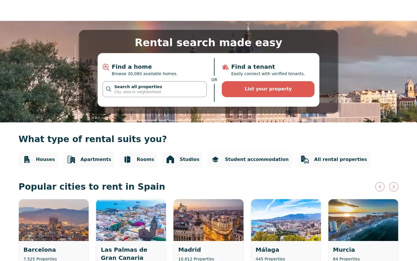 Screenshot of rentola.es