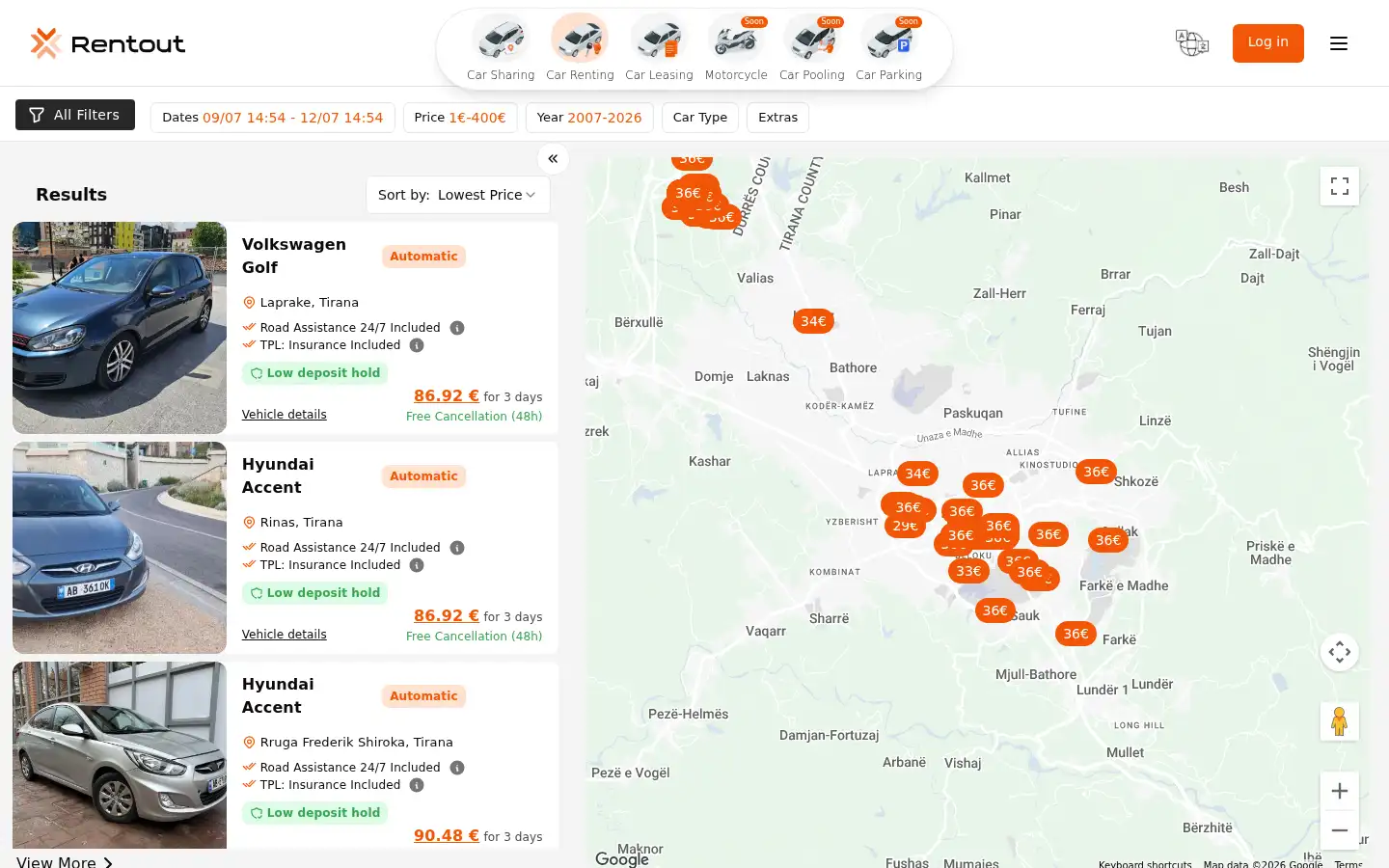 Screenshot of rentout.ai
