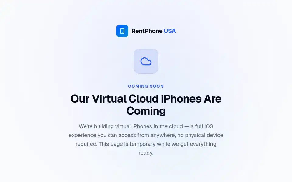 Screenshot of rentphoneusa.com