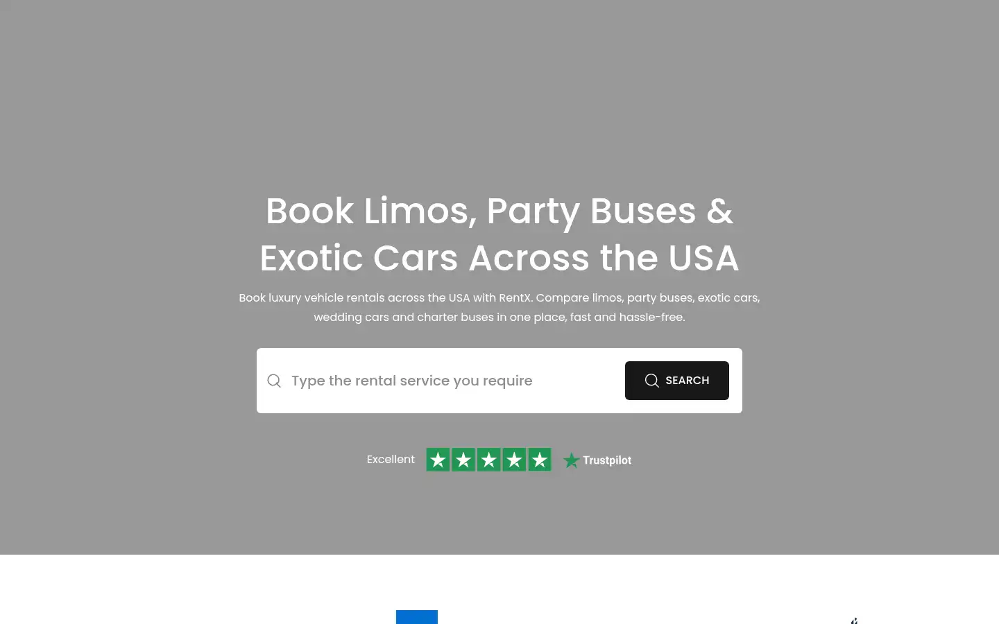 Screenshot of rentx.com