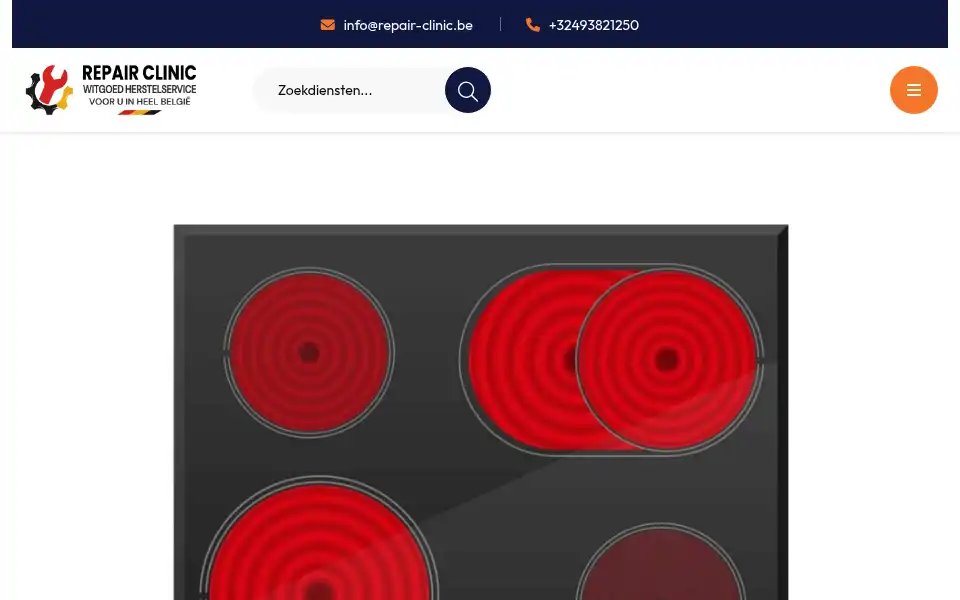 Screenshot of repair-clinic.be