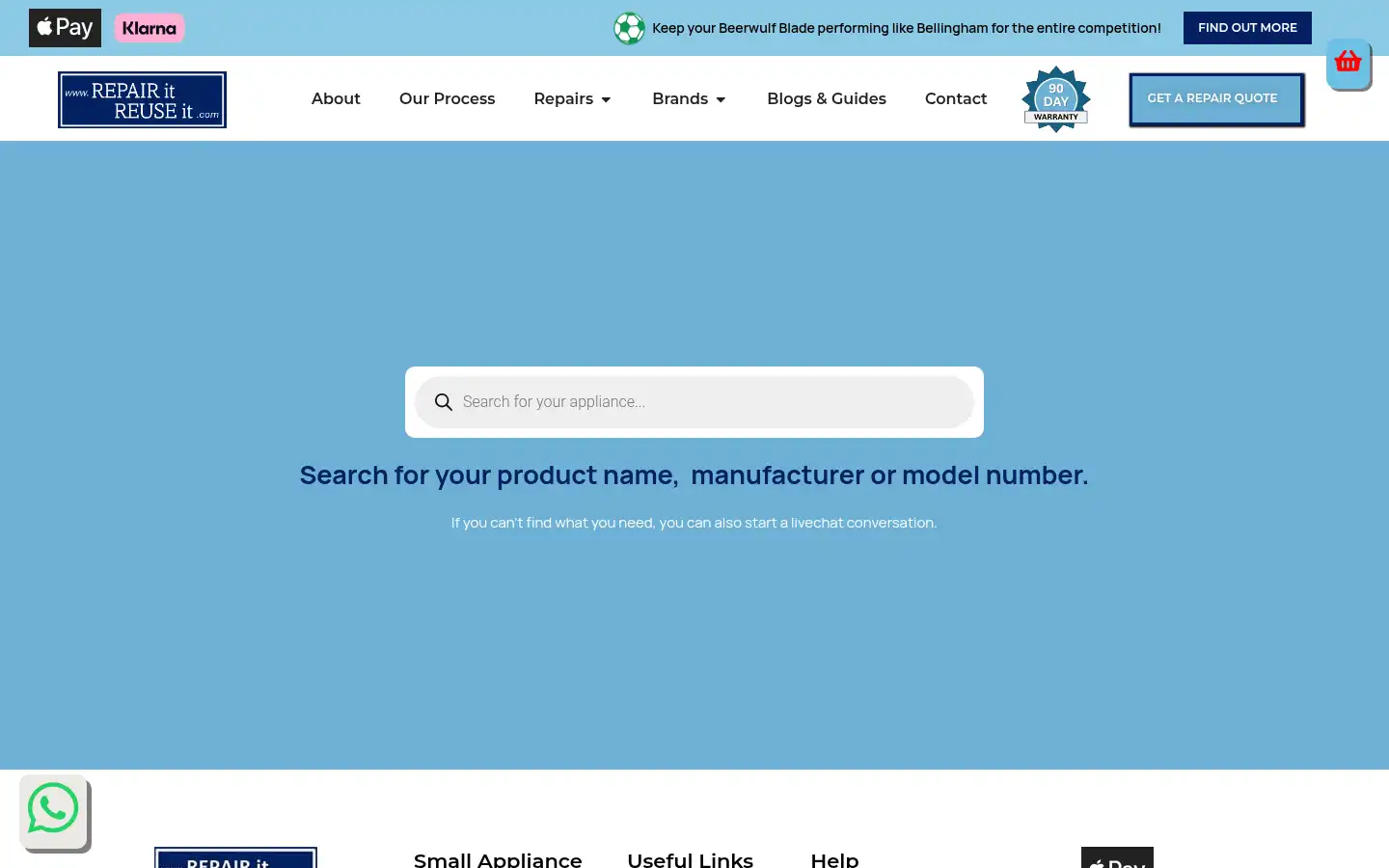 Screenshot of repairitreuseit.com