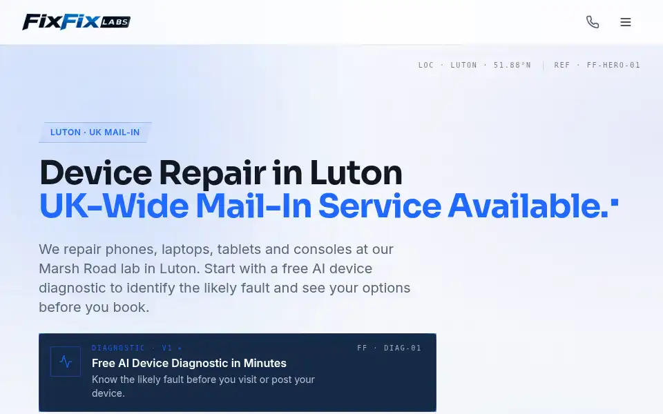 Screenshot of repairzoneonline.com