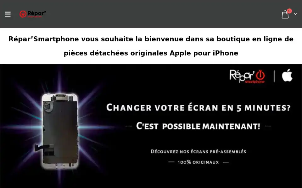Screenshot of repar-smartphone.fr