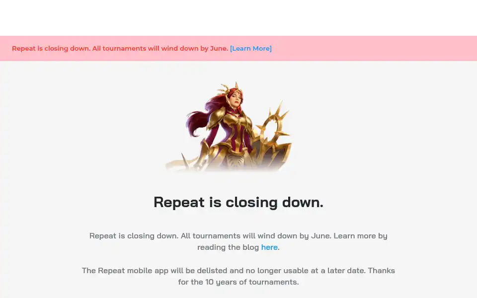 Screenshot of repeat.gg