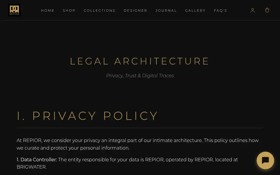 Screenshot of repior.com